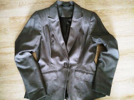 Damsky sivy kostym, f&f,38