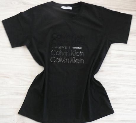 Nové čierne tričko l-xl, calvin klein,l
