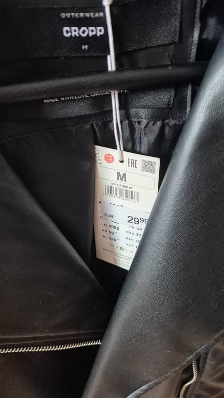 Koženkova bunda s visackou, m