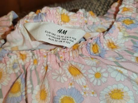 Suknička a blúzka, h&m,140