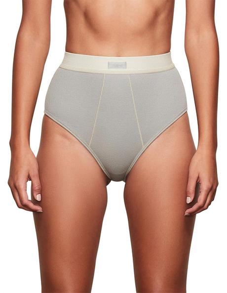 Vrúbkované vysoké nohavičky skims, xs