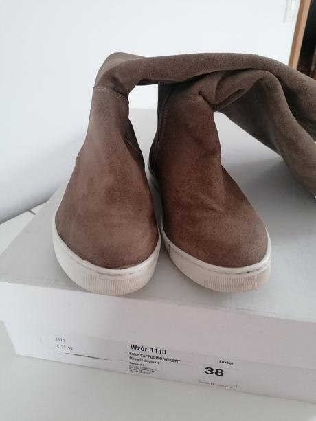 Semišové čižmy, 38