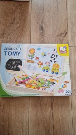 Didaktická hra magnetická tabulka s puzzlami, 