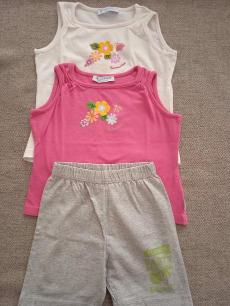 Set kraťasy + 2 ks tielko klitzeklein babywear, 92