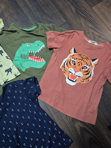 5 ks tričká h&m, h&m,122