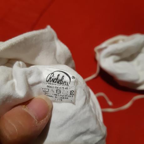 Detská čiapka pre dvojičky, richelieu,74