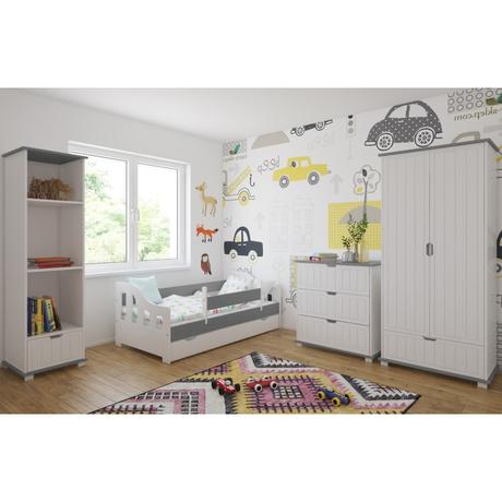 Posteľ 140x70 + šuflík + matrac rôzne typy a farb, šírka (cm): 70,dĺžka (cm): 140