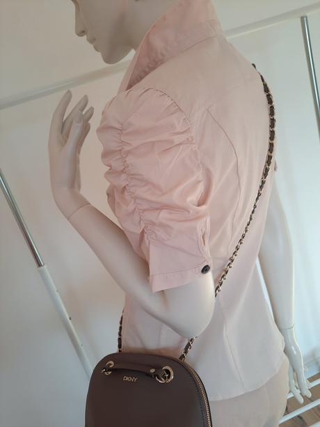 Blúzka s naberanými rukávmi, h&m,s