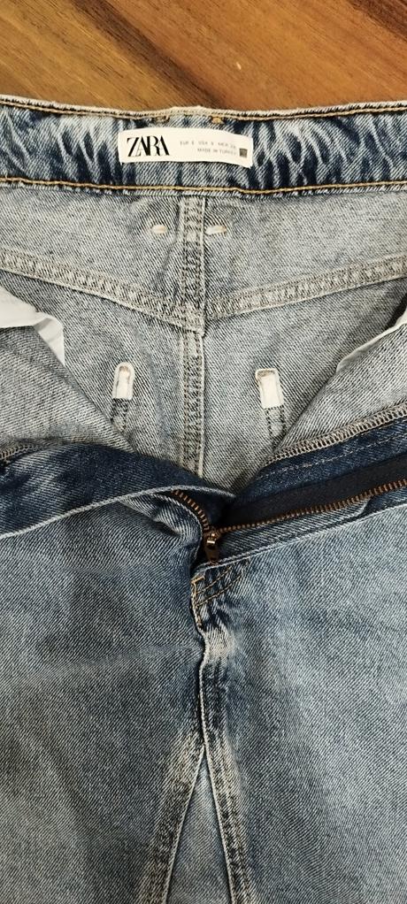 Dlhá rifľová sukňa zara, zara,s