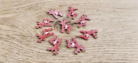 Drevený gombík sobík 20x25, 