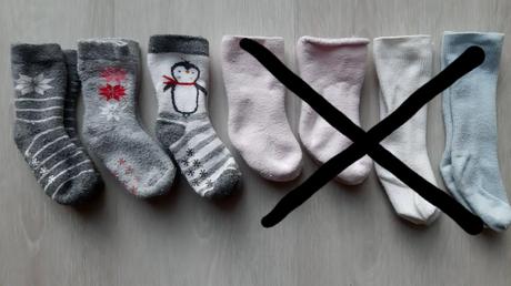 Hrubé ponožky veľ.62-68, baby club,68