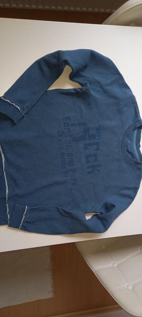 Chlapčenská mikina v 158, denim,158