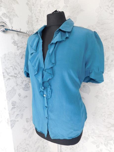 Pekna hodvabna bluzka, f&f,46