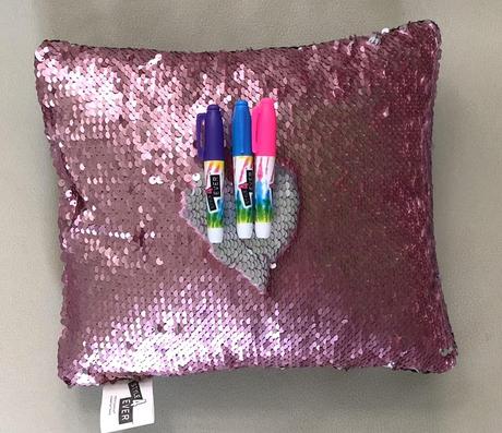 Canal toys glitrovy dekorovatelny vankus,