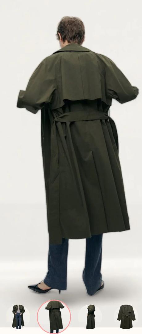 Zara trenčkot / trenchcoat, zara,xs