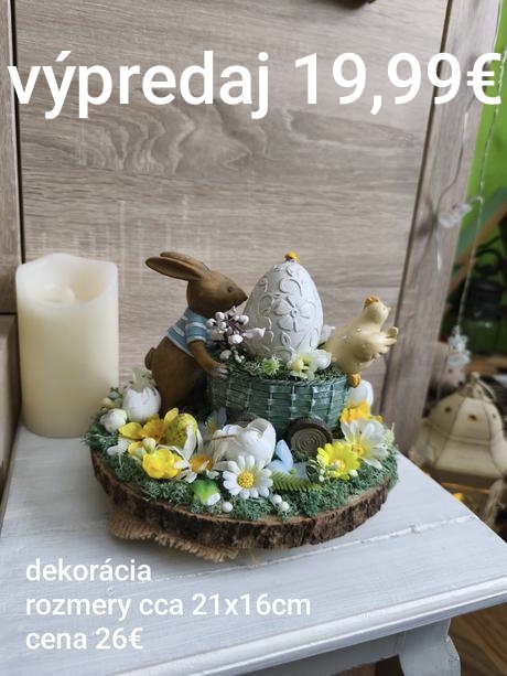 Prekrásna veľkonočná dekorácia na stôl, 