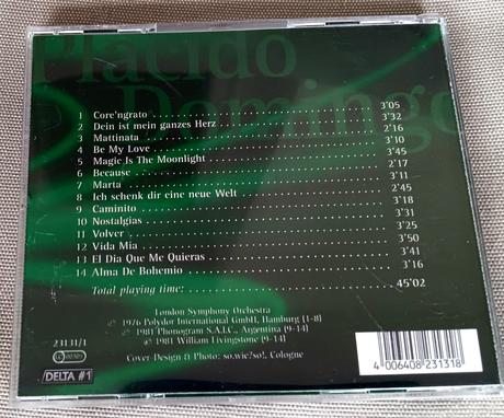 Cd placido domingo - magic is the moonlight,