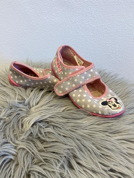 Dievčenské bodkované papuče minnie (30), disney,30