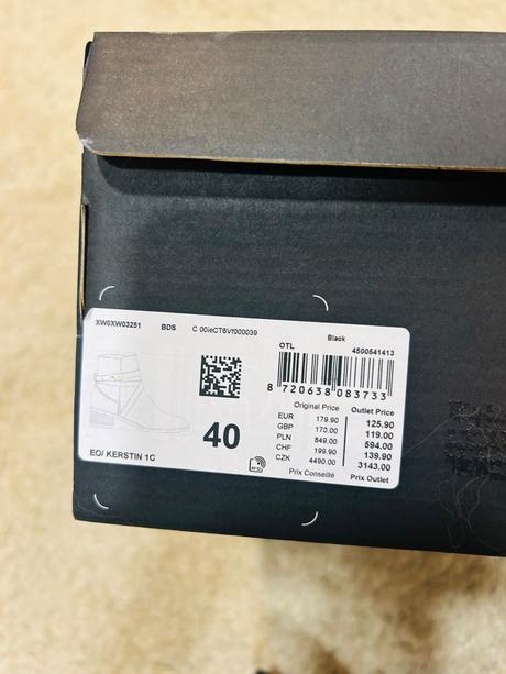 Členkové čižmy tommy hilfiger, tommy hilfiger,40