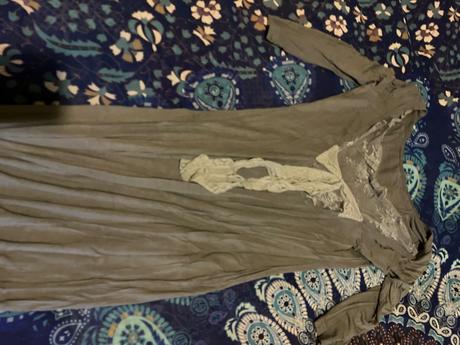 Dlhé bavlnené elastické šaty, s