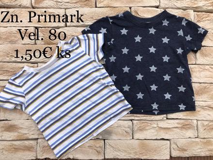 Tricko, primark,80