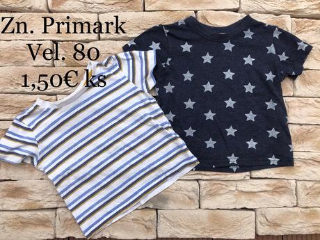 Tricko, primark,80