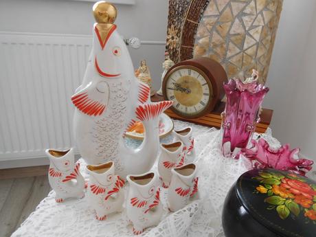 Ryba + 6x rybky menšie + mištička na cukríky 6 x, 