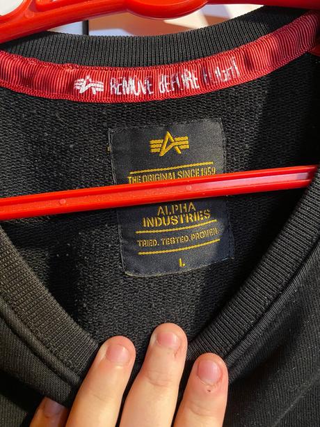 Dámska mikina alpha industries, l
