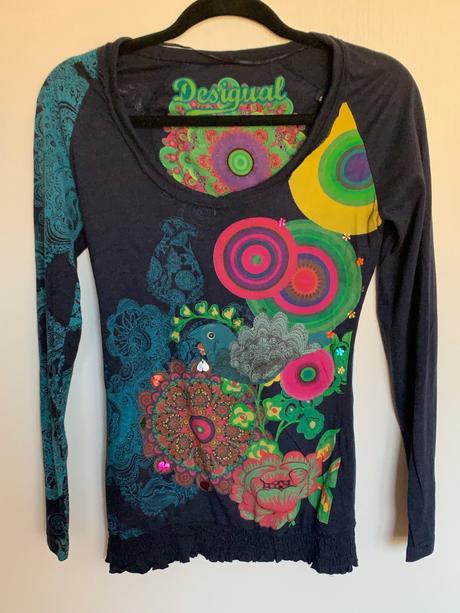 Desigual dámske tričko s dlhým rukávom, desigual,s