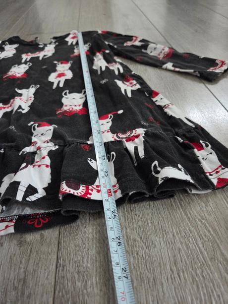 Bavlnené šaty vianočné, bonprix,134