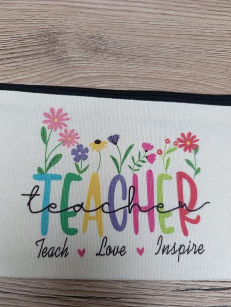 Darček pre p.učiteľku - taštička/peračník teacher, 