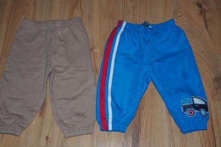 Zateplené nohavice+tepláky gratis, kik,74