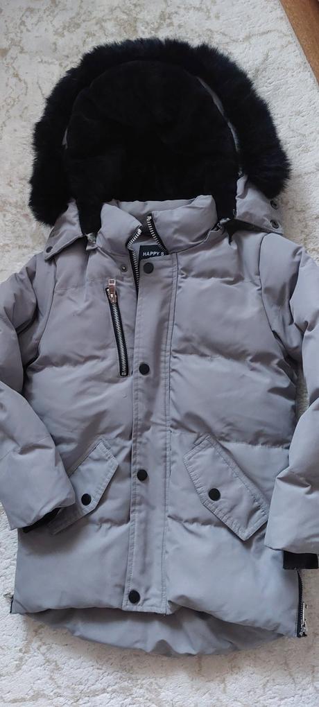 Hrubá luxusná bundička na zimu, 110