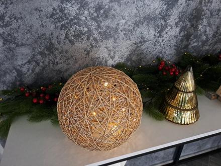 Svetelná guľa,  luxusná, 