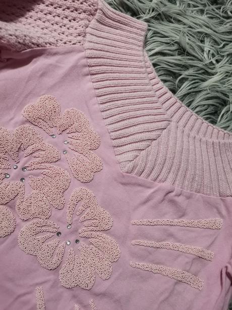 Ružový pulover, xs