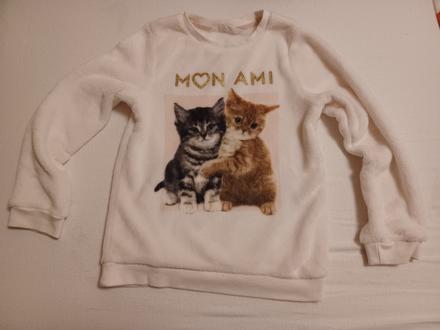 Pulóver mačky, h&m,122