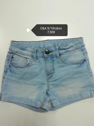 Rifľové kraťasy, c&a,140