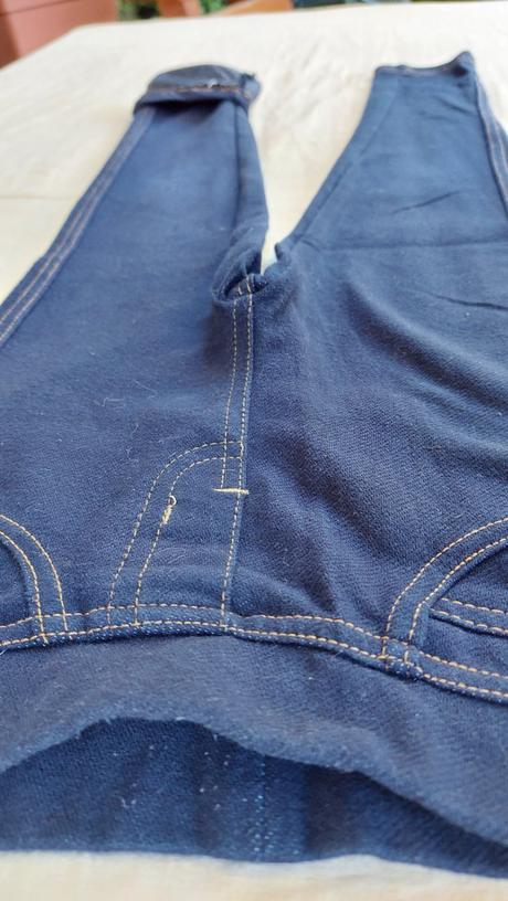 Málo nosené riflové legíny,  džegíny, 128, 128