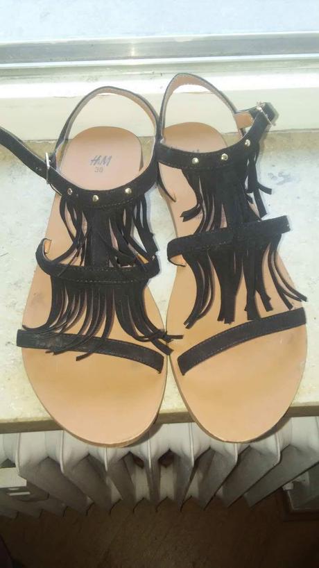 Sandalky, h&m,38