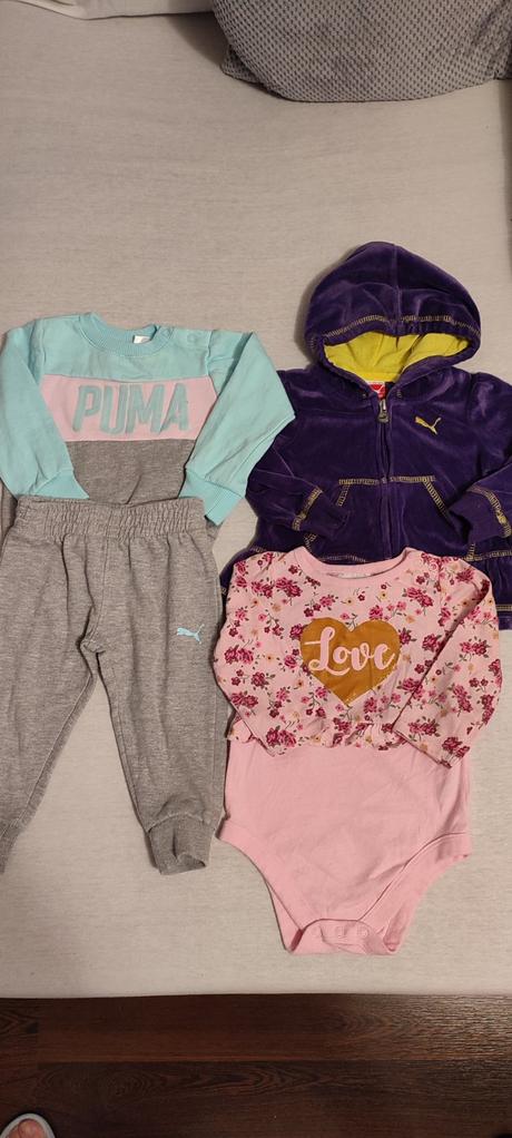 Balík veci pre dievčatko veľkosť 74 zn.puma, 68–80