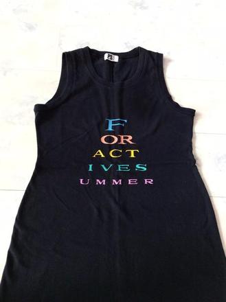 Športové bavlnené šaty, l