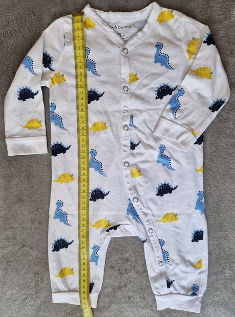 Pyžamkové overaly 2ks, fox & bunny,68