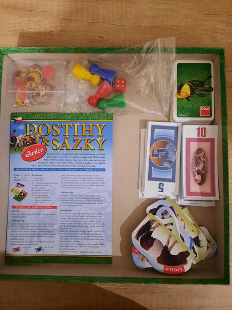 Spoločenská hra dostihy a sazky junior, 