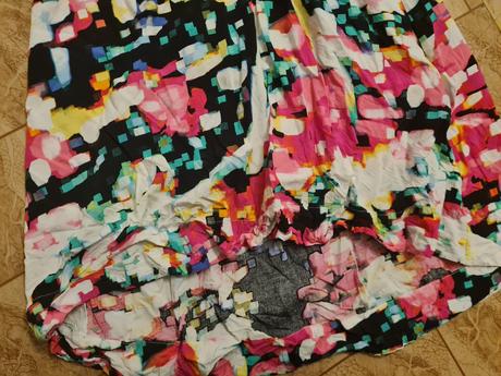 Farebné šaty, h&m,xs