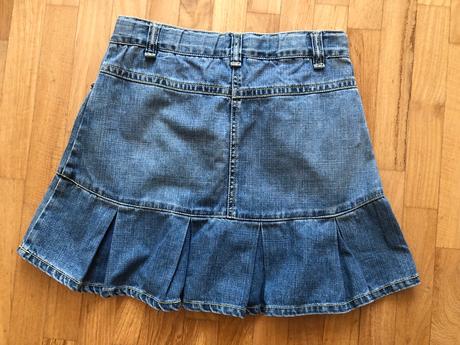 Riflová sukňa benetton č 160, benetton,158