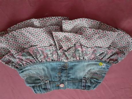 Riflova dievcenska suknicka pre batola, h&m,80