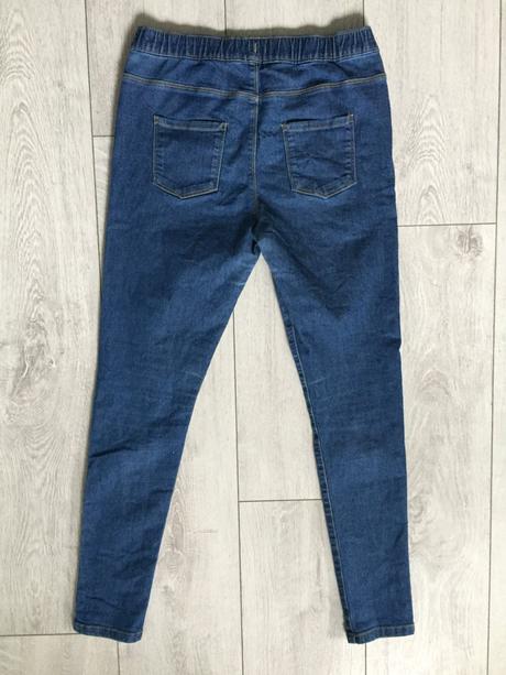 Dievčenske riflove džegínsy 11-12 rokov, f&f,152