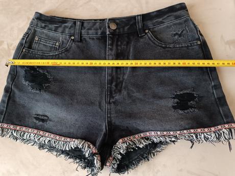 Kraťasy, denim,38
