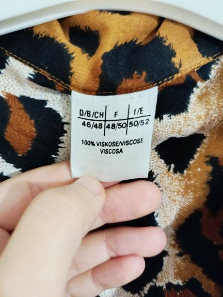 Leopardia blúzka, xxxl