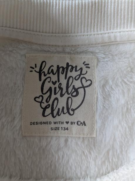 Dievčenský teplý svetrík, c&a,134